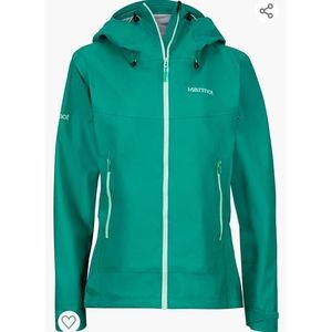 Marmot Starfire Lightweight *Waterproof* Hooded Rain Jacket Green Garnet Small